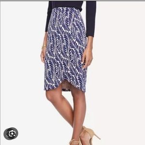 Ann Taylor, faux wrap skirt, size 6